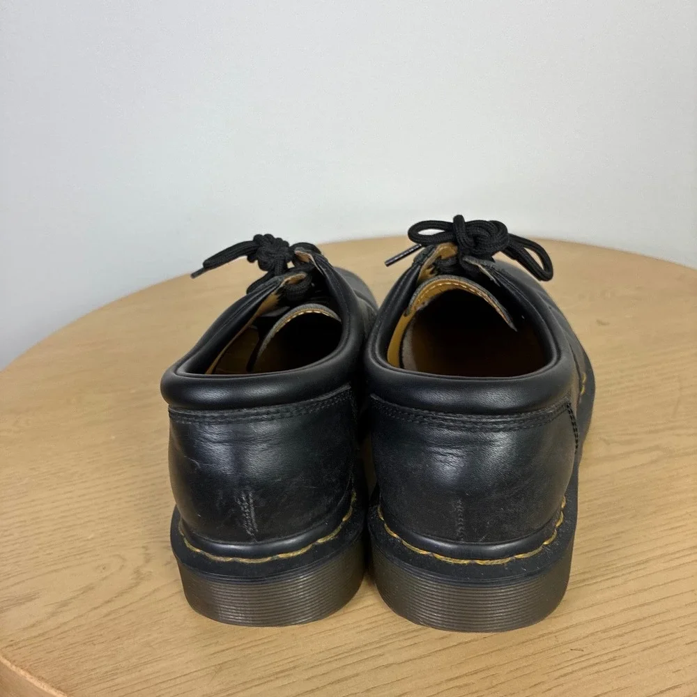 Dr. Martens 8053 Leather 5-Eye Padded Collar Shoes Mens 8 90s Retro Y2K Chunky